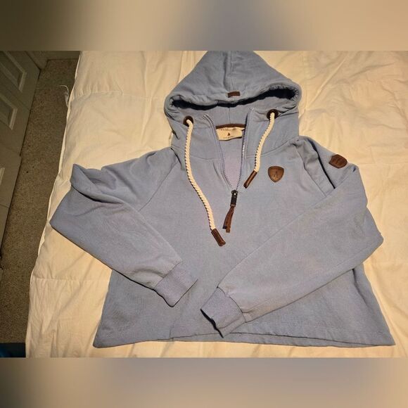 Wanakome Light Blue Cowl Neck Sweater - Picture 6 of 7